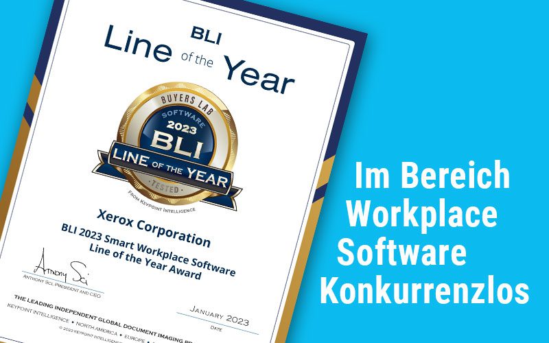 Xerox Digital Services sind „Software of the Year“